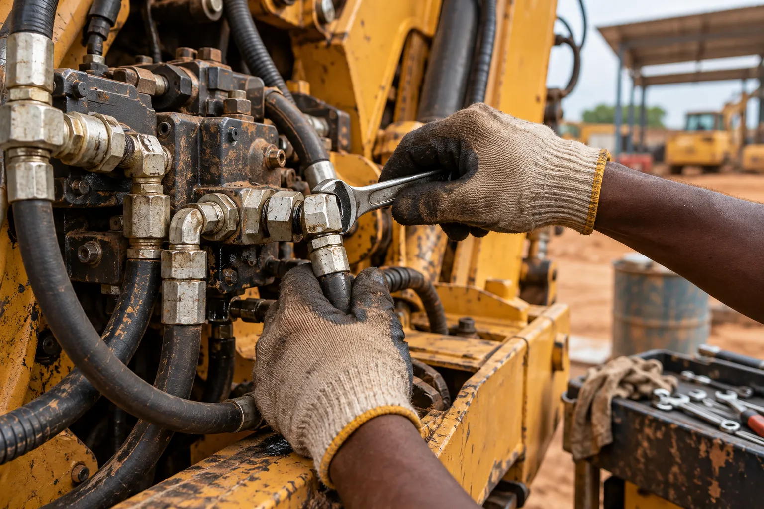 Industrial equipment maintenance