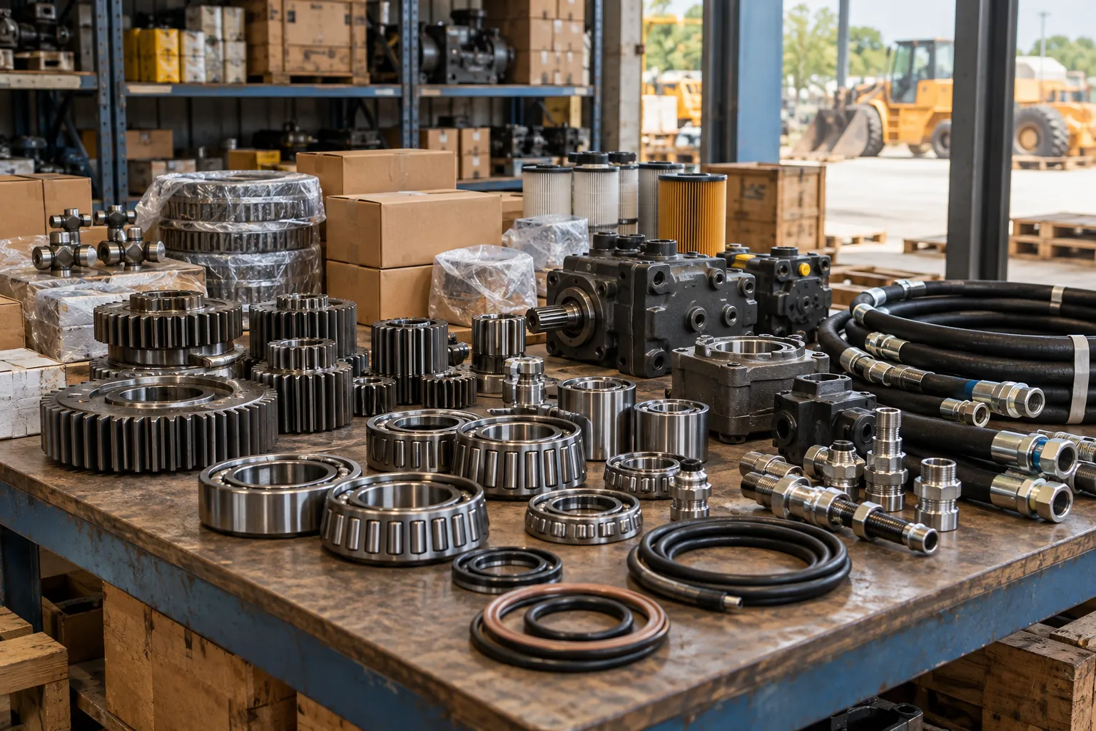 warehouse, parts